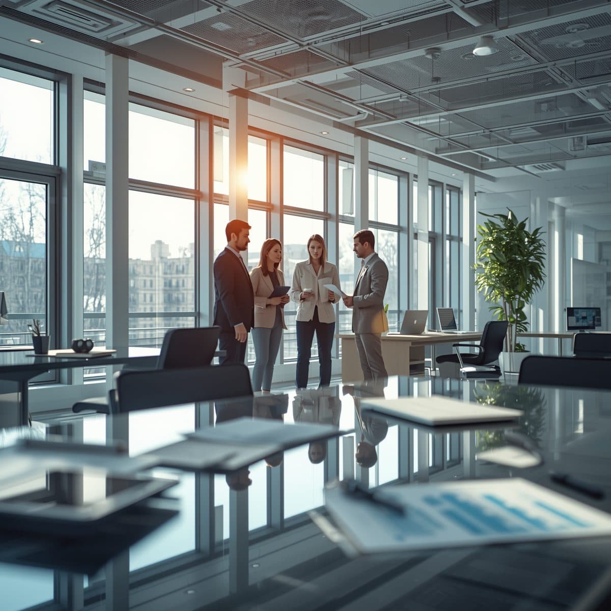 Modernes Büro von Taxalis Consulting in Berlin